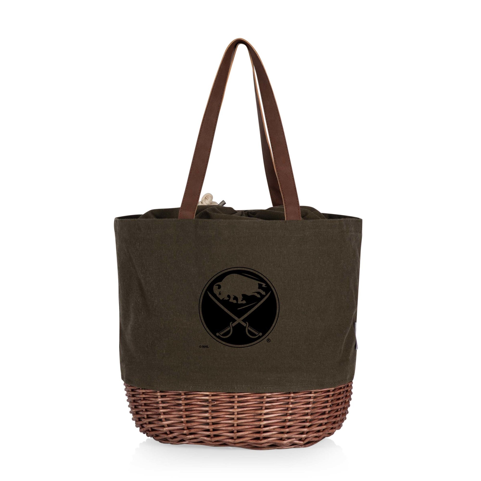 Buffalo Sabres - Coronado Canvas and Willow Basket Tote