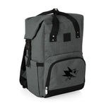 San Jose Sharks - On The Go Roll-Top Backpack Cooler