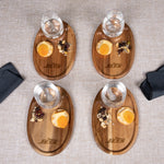 New York Jets - Wine Appetizer Plate Set Of 4