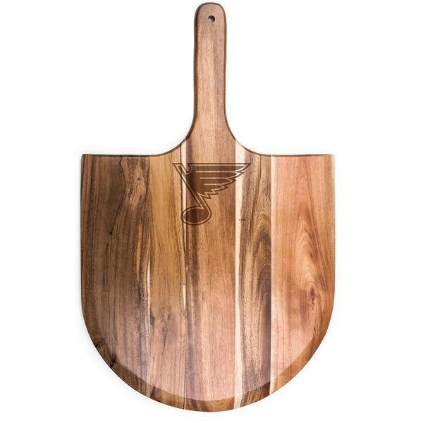 St Louis Blues - Acacia Pizza Peel Serving Paddle