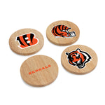 Cincinnati Bengals - Coasters with Bottle Openers Set of 4