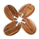 Athletics - Wine Appetizer Plate Set Of 4