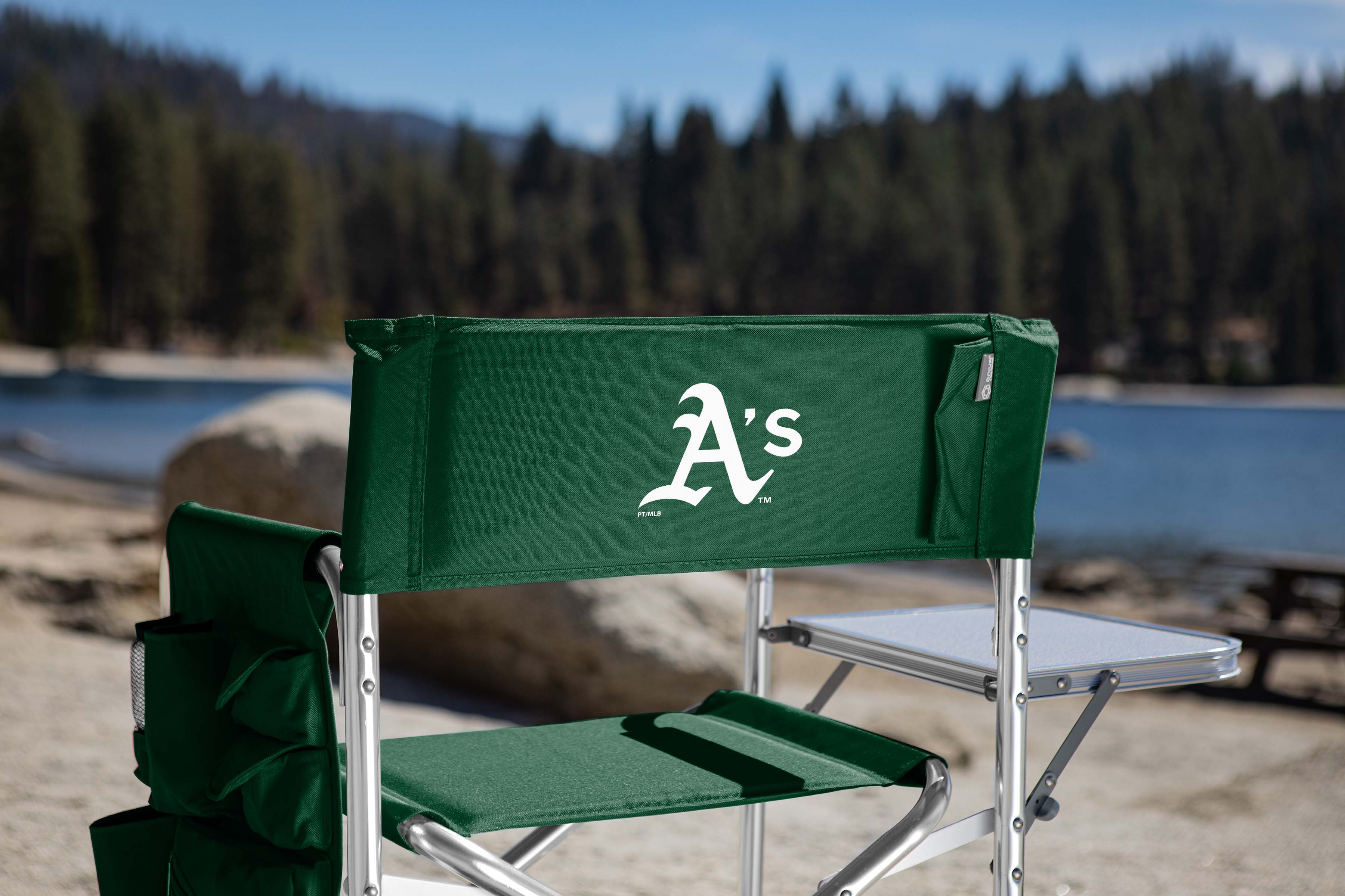 Oakland Athletics - Sports Chair with Side Table