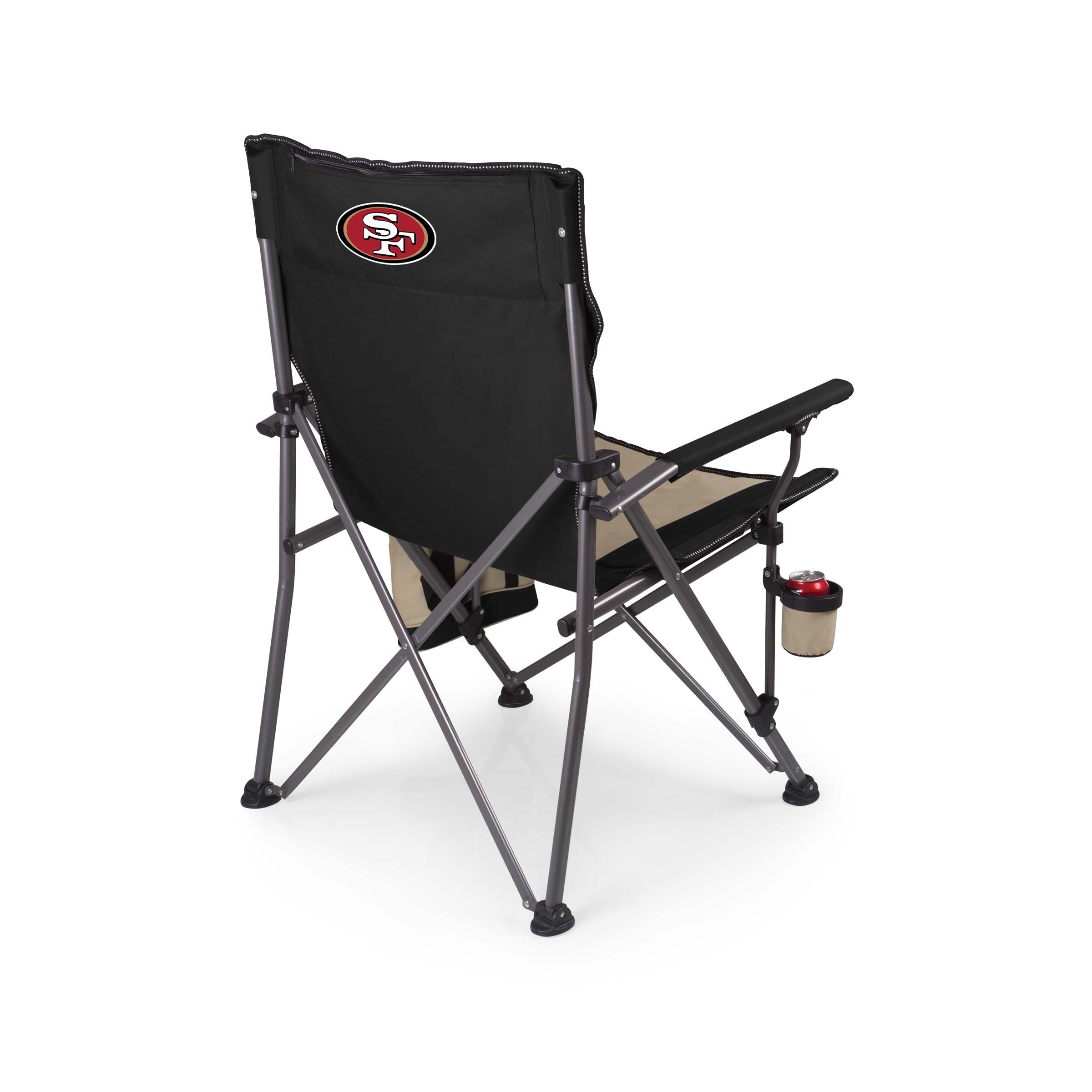 San Francisco 49ers Logo - Big Bear XXL Camping Chair with Cooler