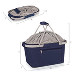 Rhode Island Rams - Metro Basket Collapsible Cooler Tote