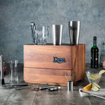 Tampa Bay Rays - Madison Acacia Tabletop Bar Set