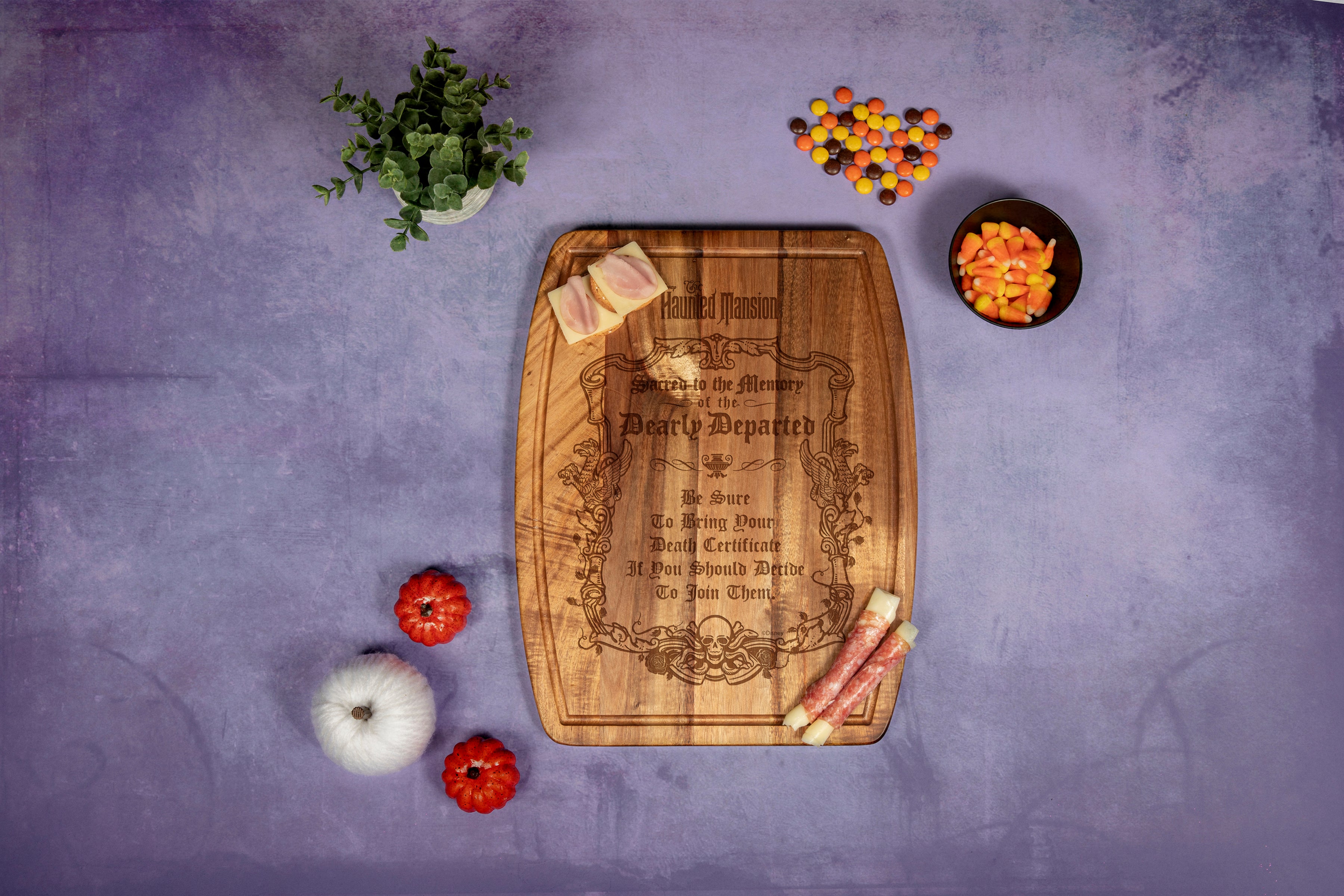 Haunted Mansion - Ovale Acacia Cutting Board