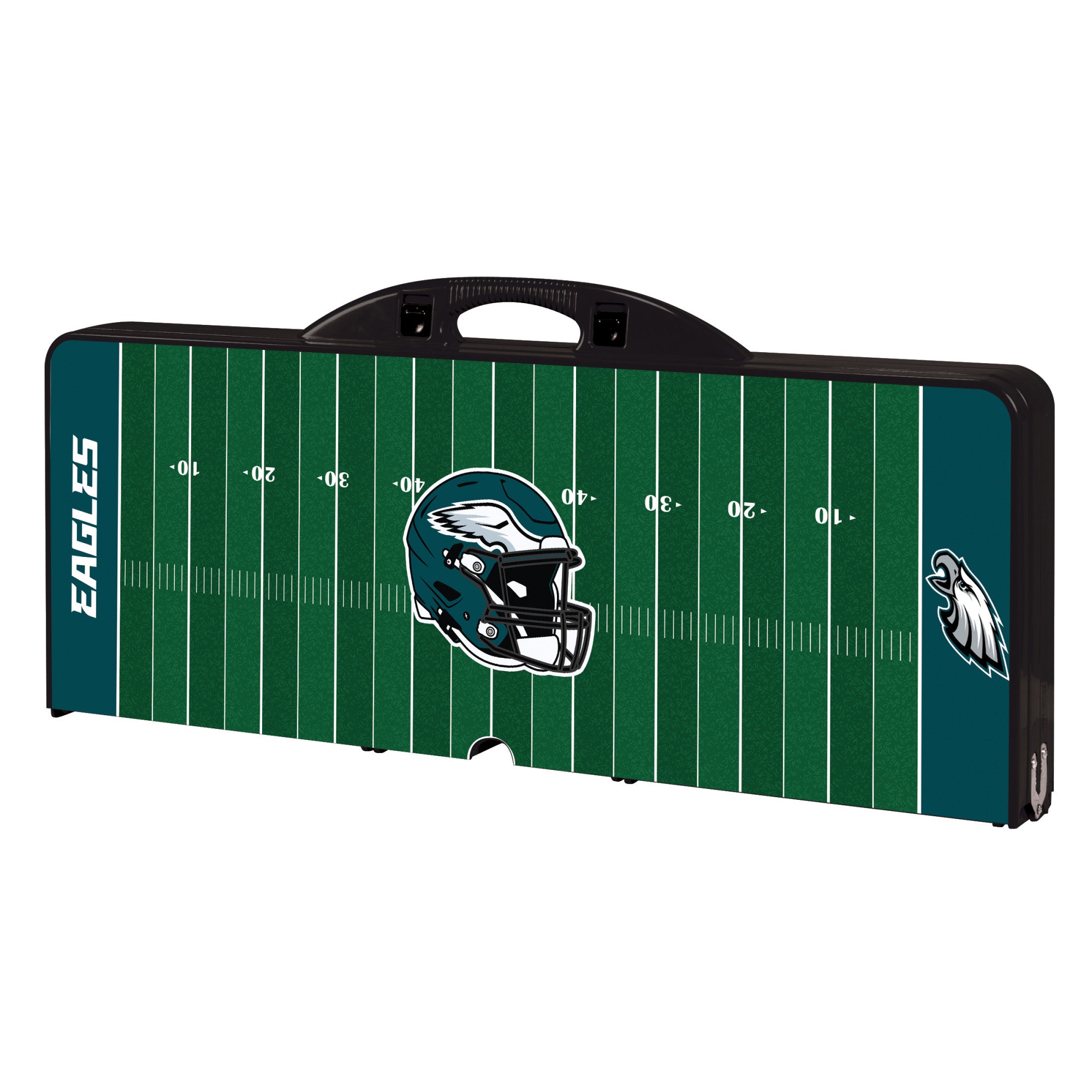 Philadelphia Eagles Football Field - Picnic Table Portable Folding Table with Seats