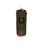 Indianapolis Colts - Malbec Insulated Canvas and Willow Wine Bottle Basket