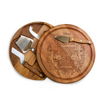 Haunted Mansion Gargoyle - Acacia Circo Cheese Cutting Board & Tools Set