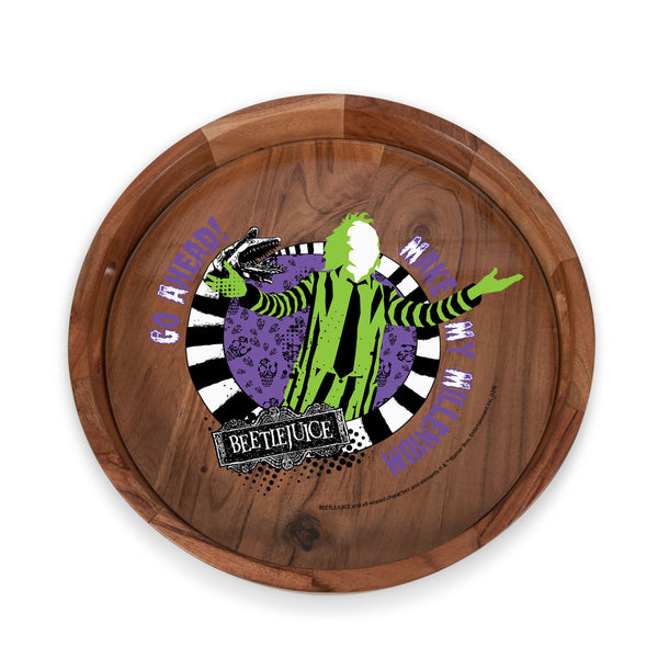 Beetlejuice Make my Millenium - Barista Serving Tray with Glass Insert