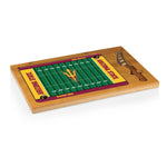 Arizona State Sun Devils - Icon Glass Top Cutting Board & Knife Set