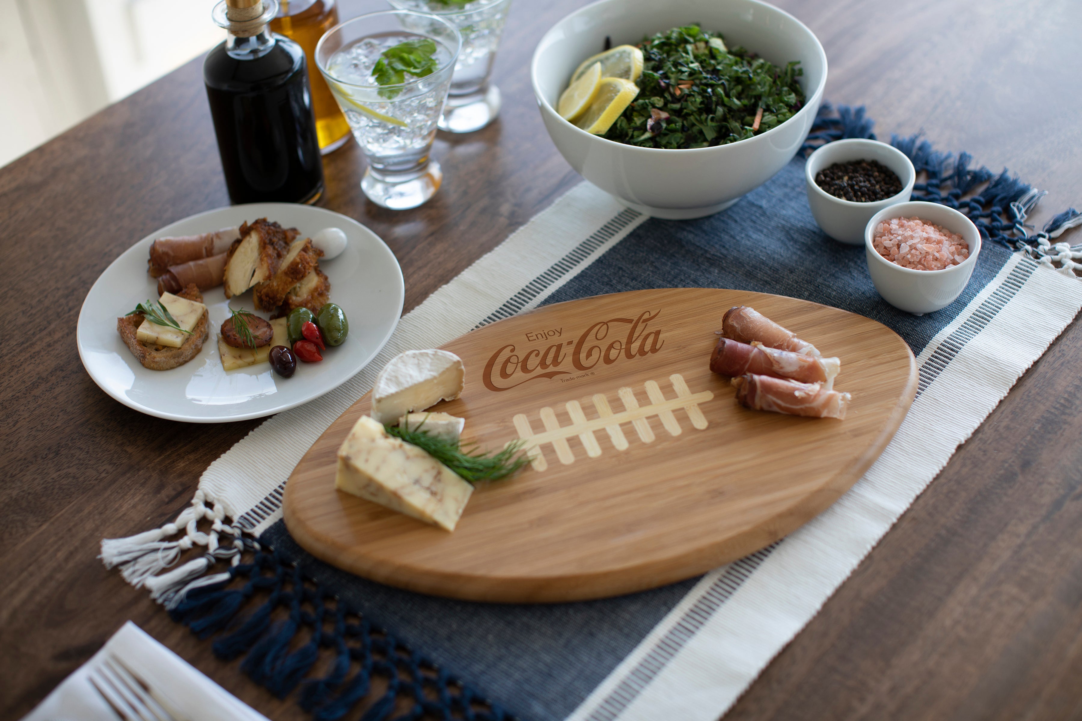 Coca-Cola - Touchdown! Football Cutting Board & Serving Tray