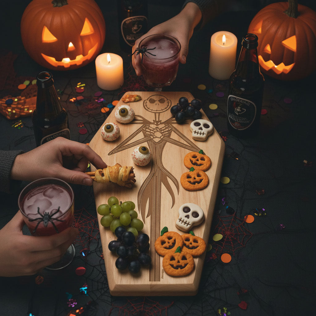 Nightmare Before Christmas Jack Skellington - Coffin Serving Board