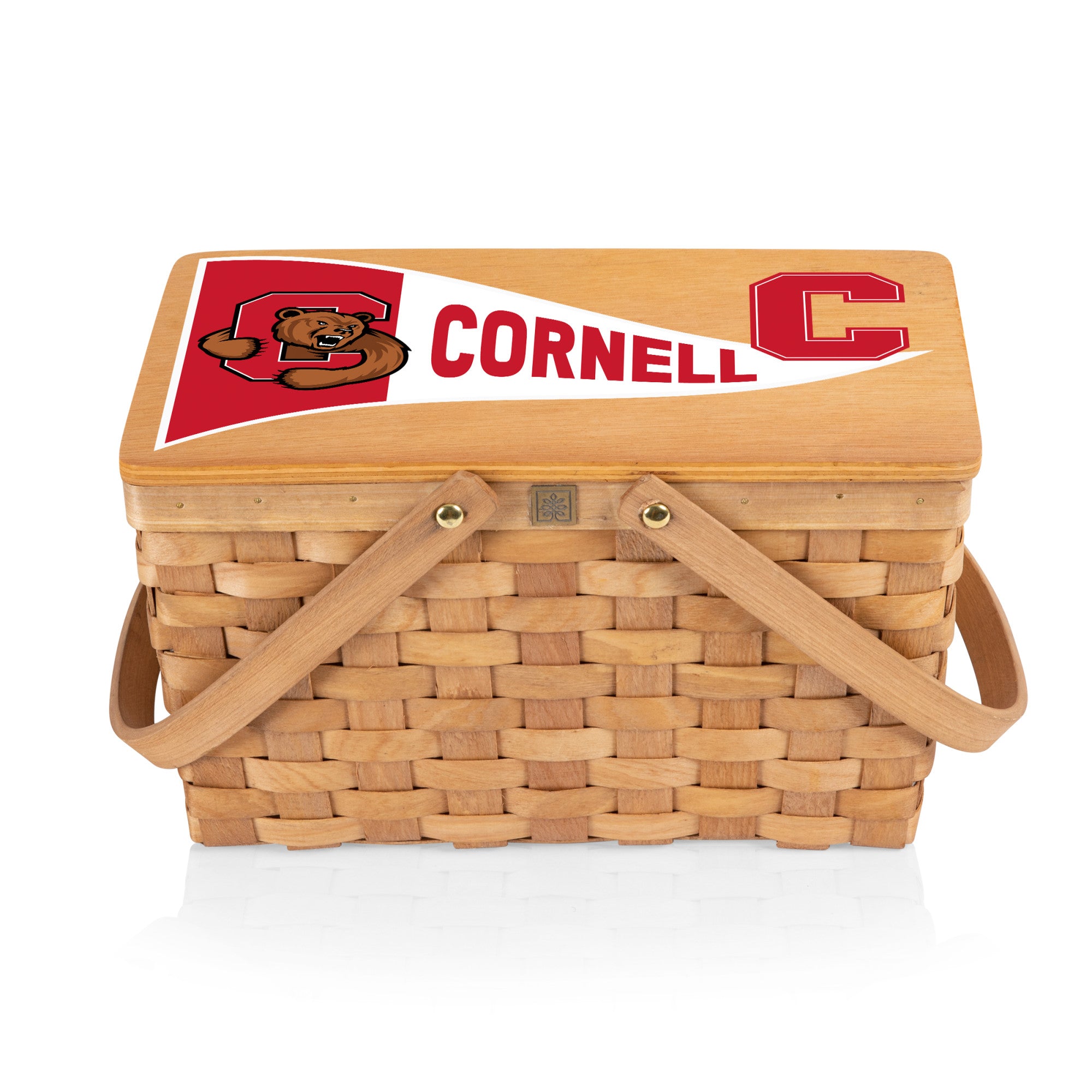 Cornell Big Red - Poppy Personal Picnic Basket