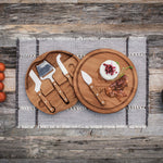 Cincinnati Bengals - Acacia Circo Cheese Cutting Board & Tools Set