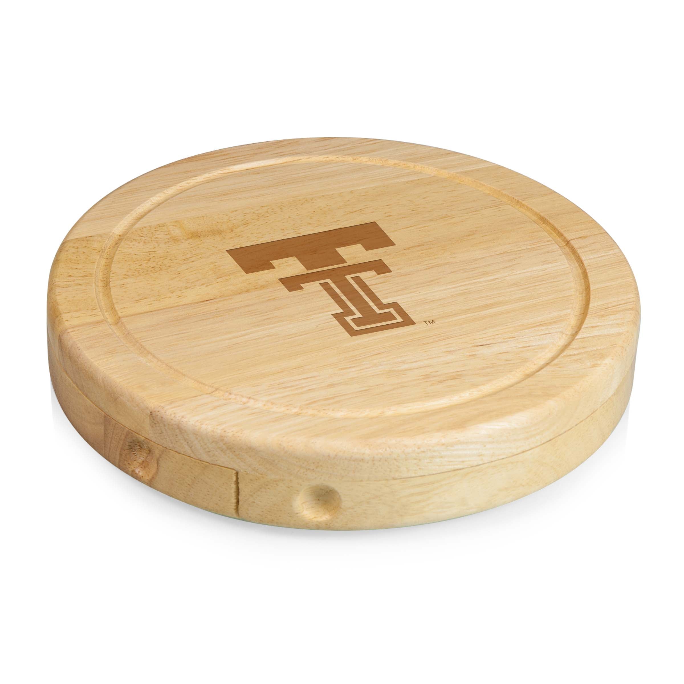 Texas Tech Red Raiders - Brie Cheese Cutting Board & Tools Set