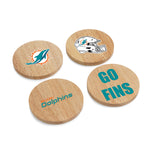 Miami Dolphins - Coasters with Bottle Openers Set of 4