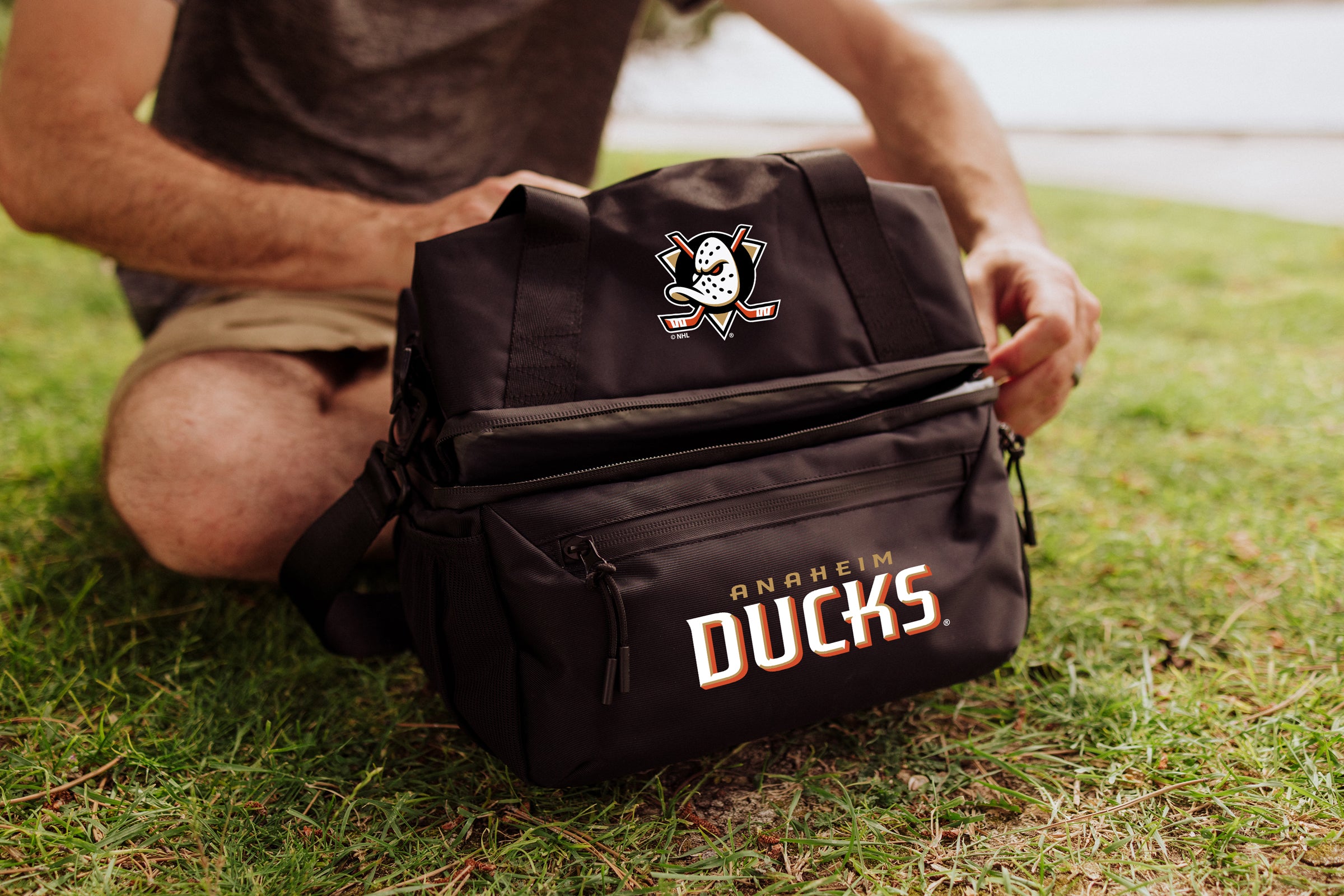 Anaheim Ducks - Tarana Recycled Lunch Bag Cooler with Utensils