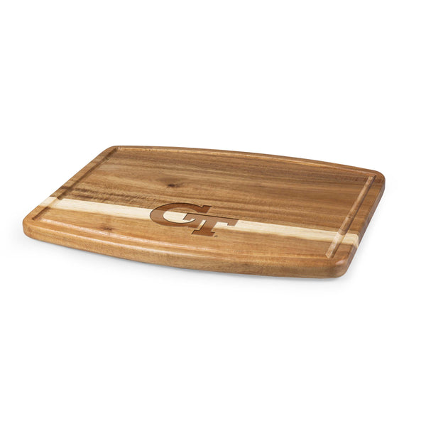Georgia Tech Yellow Jackets - Ovale Acacia Cutting Board