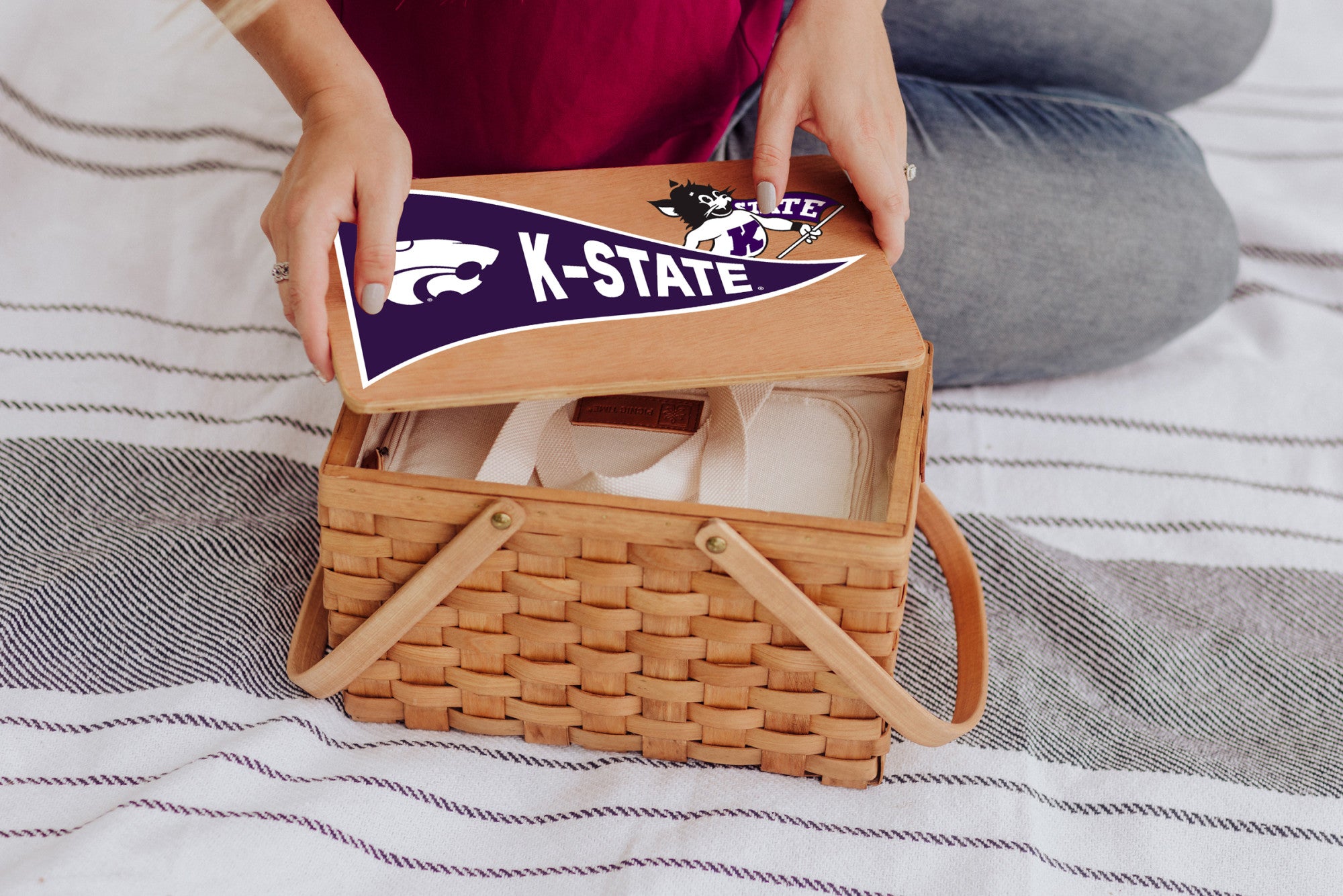 Kansas State Wildcats - Poppy Personal Picnic Basket