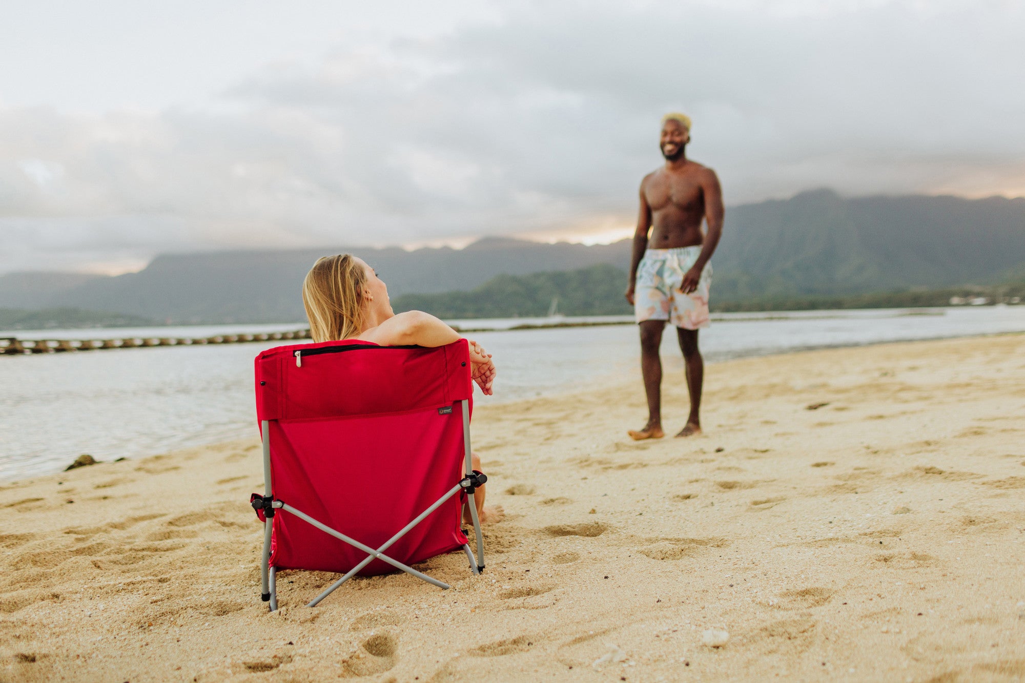 Iowa State Cyclones - Tranquility Beach Chair with Carry Bag