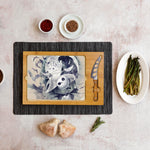 Nightmare Before Christmas Jack & Zero - Icon Glass Top Cutting Board & Knife Set