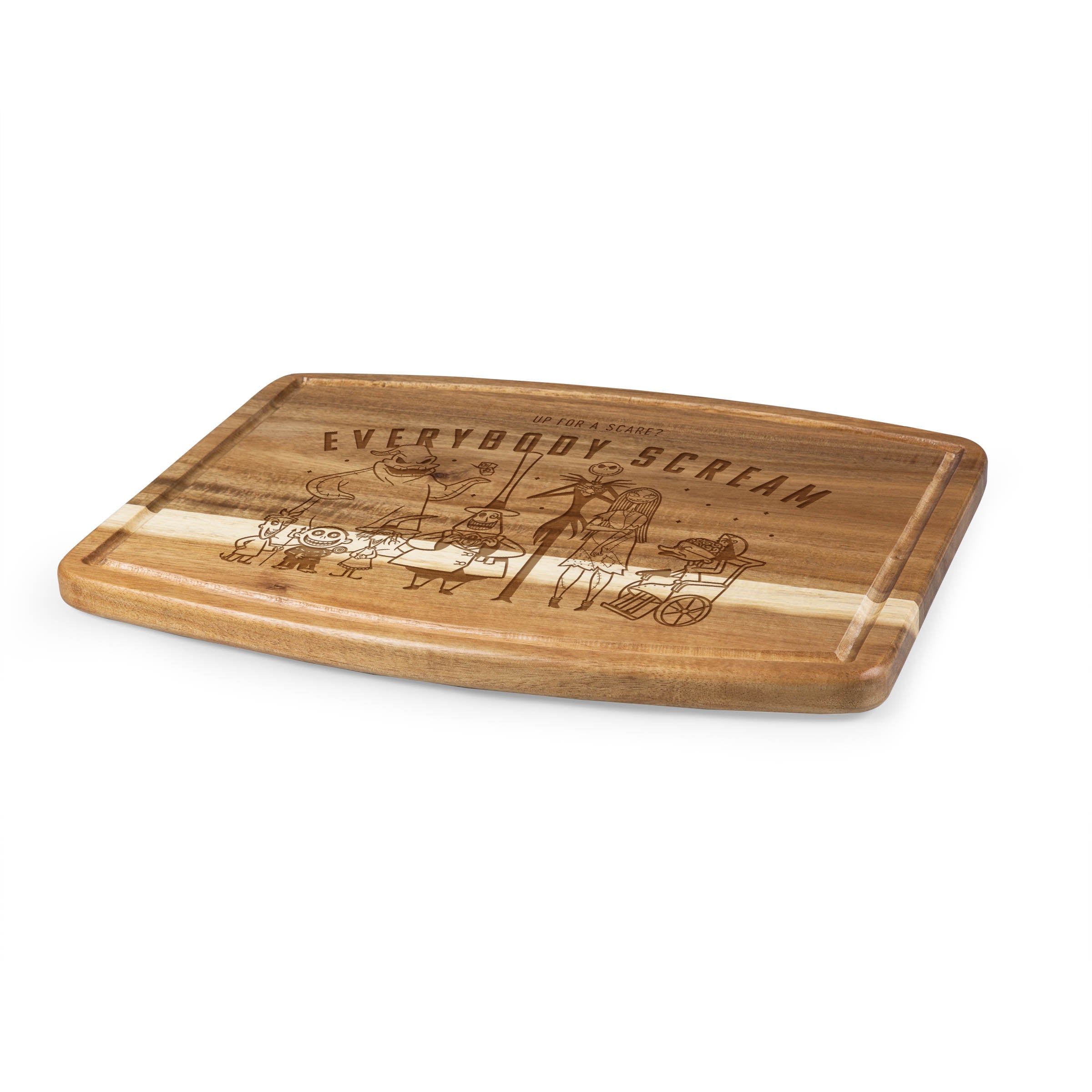 Nightmare Before Christmas - Ovale Acacia Cutting Board