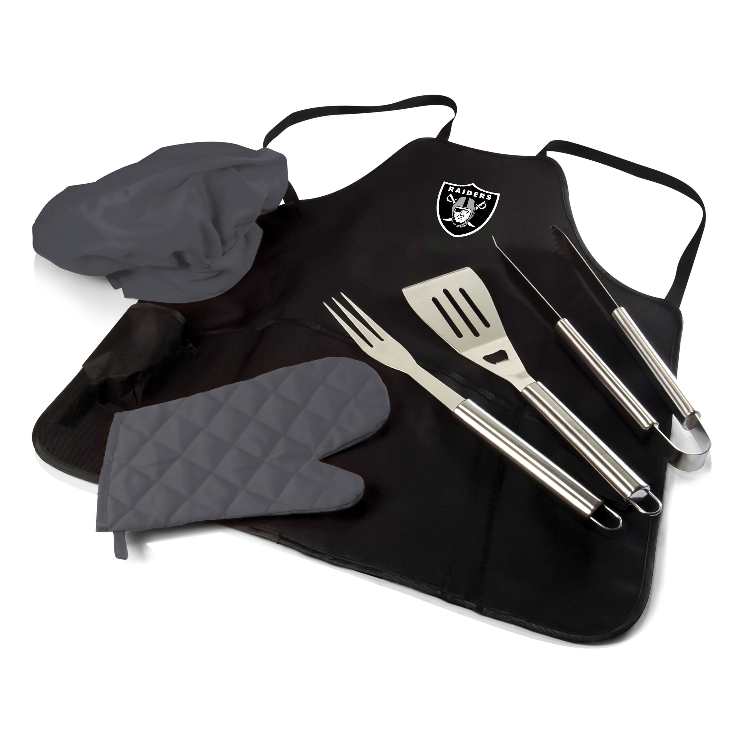 Las Vegas Raiders - BBQ Apron Tote Pro Grill Set