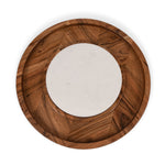 Isla Serving Platter with Marble Cheeseboard Insert