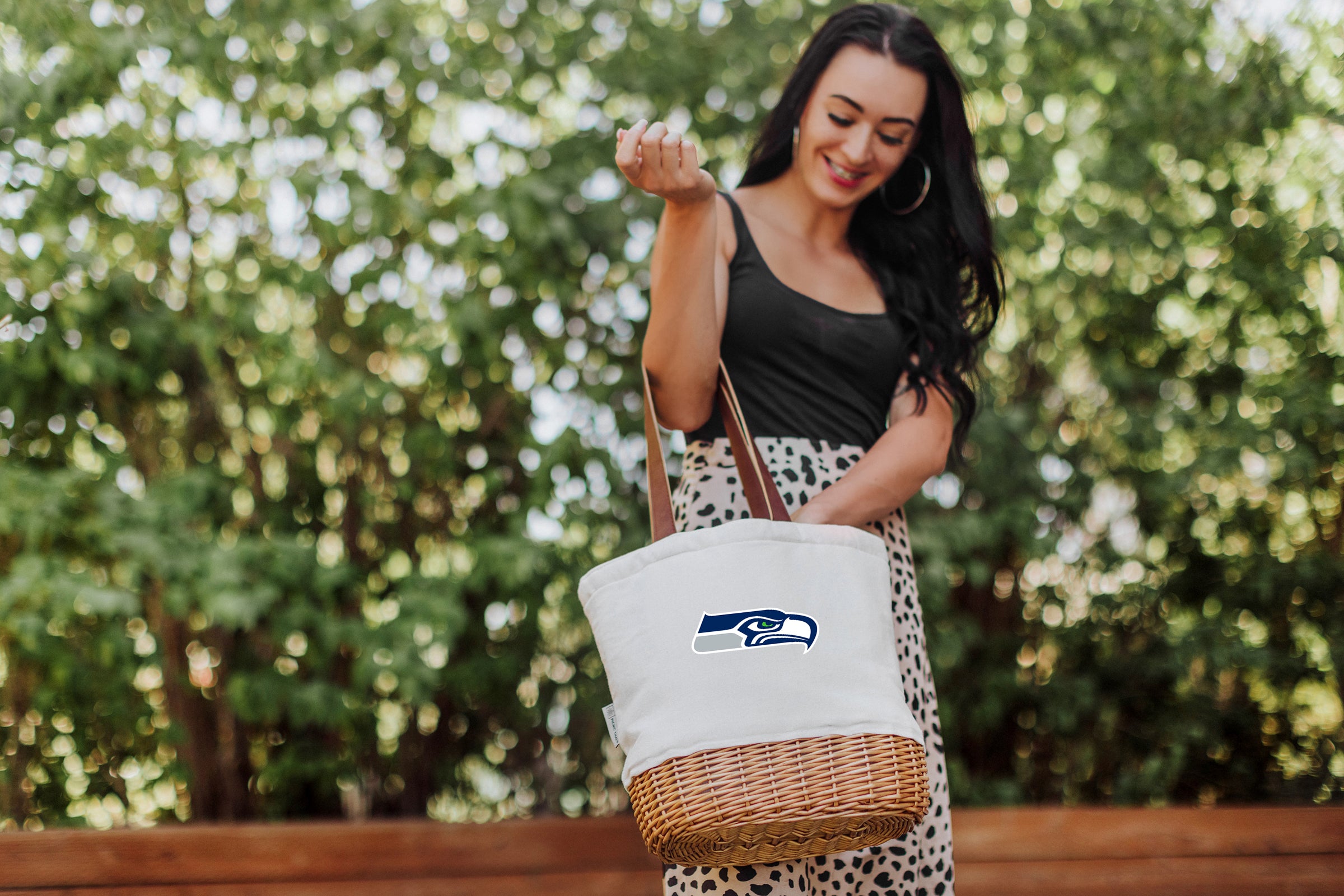 Seattle Seahawks - Pico Willow and Canvas Lunch Basket