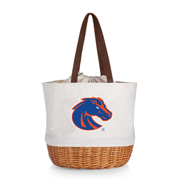 Boise State Broncos - Coronado Canvas and Willow Basket Tote