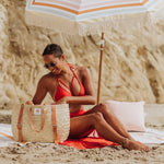Hermosa Woven Beach Cooler Bag