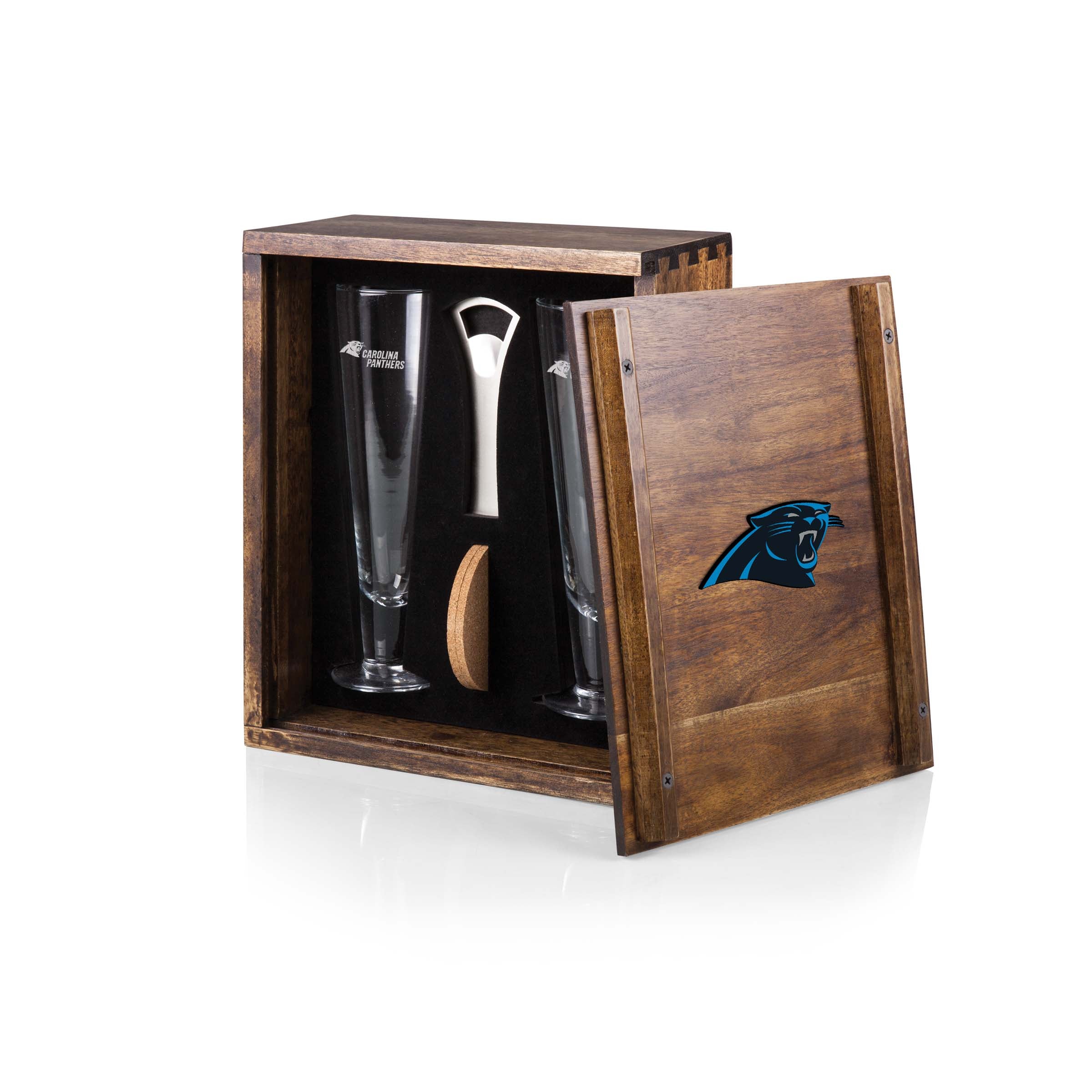 Carolina Panthers - Pilsner Beer Glass Gift Set