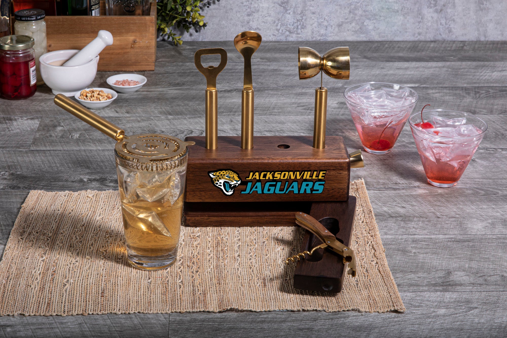 Jacksonville Jaguars - Sidecar 5-Piece Bar Tool Set