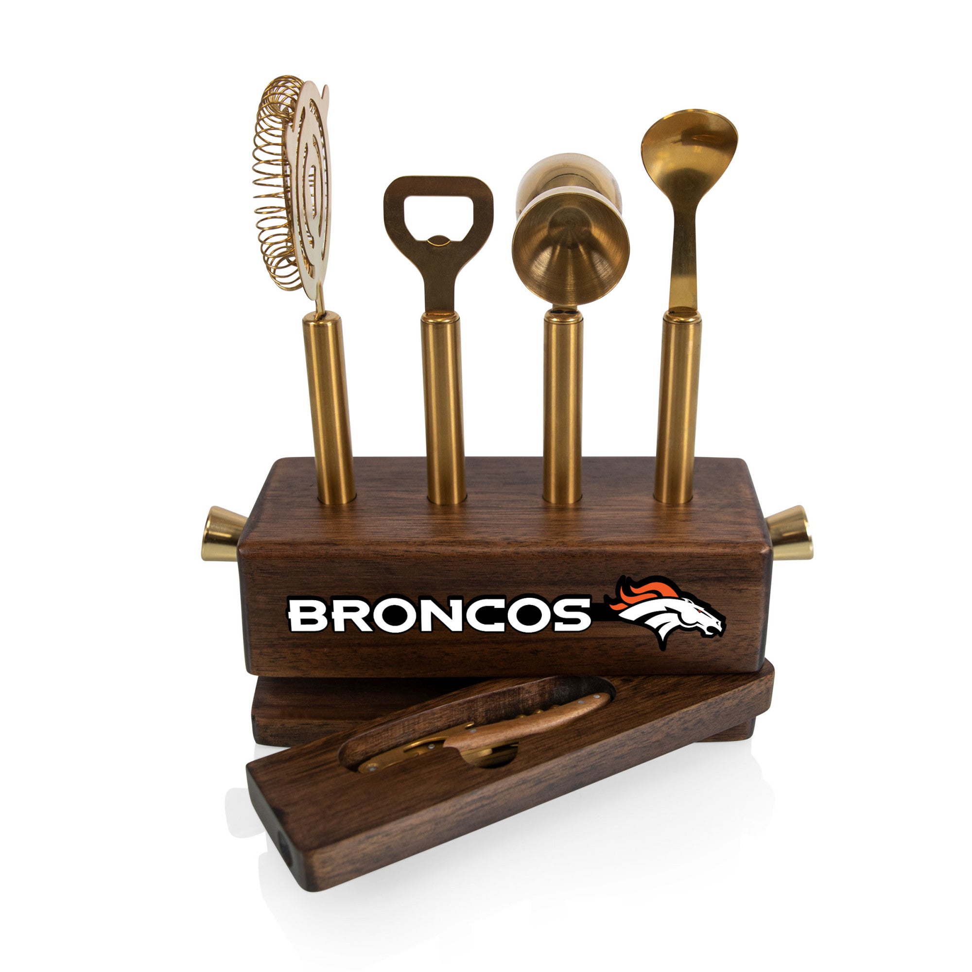 Denver Broncos - Sidecar 5-Piece Bar Tool Set