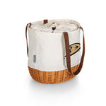 Anaheim Ducks - Coronado Canvas and Willow Basket Tote