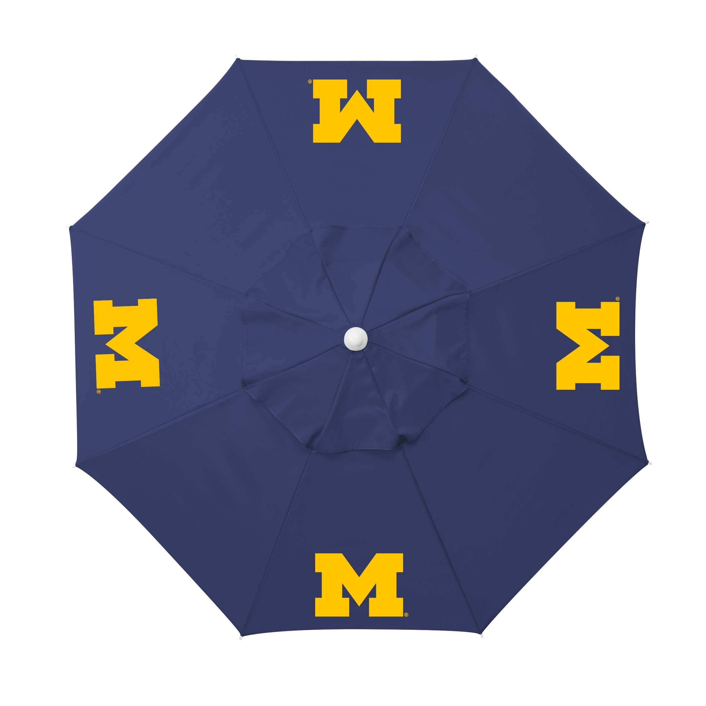 Michigan Wolverines - 5.5 Ft. Portable Beach Umbrella