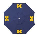 Michigan Wolverines - 5.5 Ft. Portable Beach Umbrella