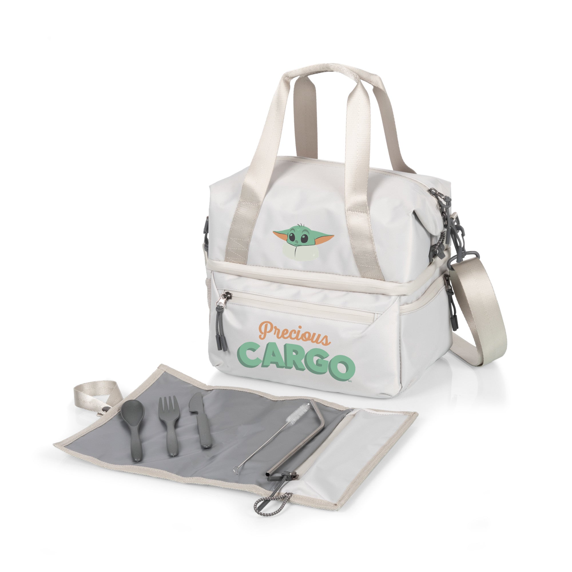 Mandalorian Grogu - Tarana Recycled Lunch Bag Cooler with Utensils