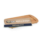 Wingate University Bulldogs - Billboard Glass Top Serving Tray