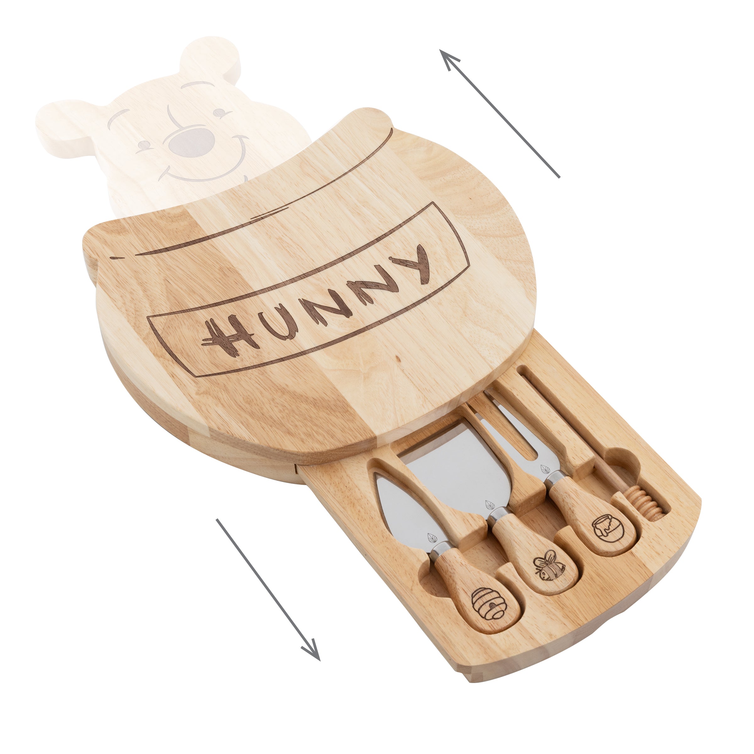 Winnie the Pooh - Honey Pot Cheese Board with Tools