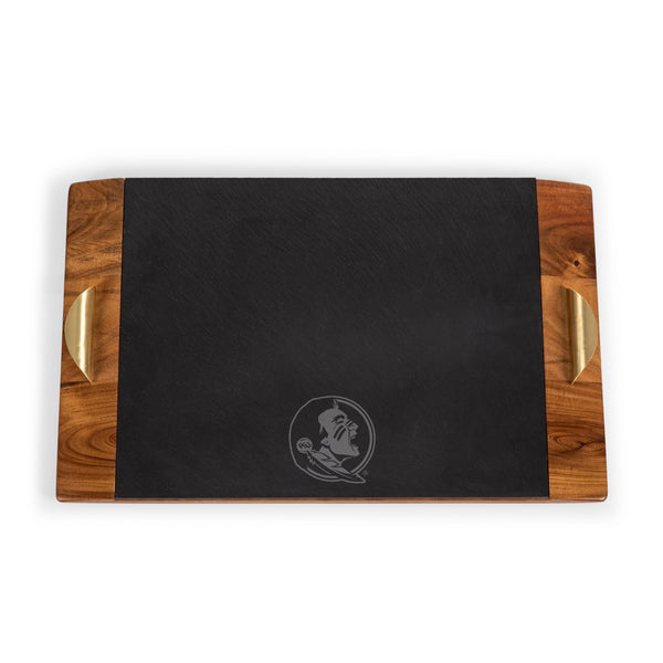 Florida State Seminoles - Covina Acacia and Slate Serving Tray