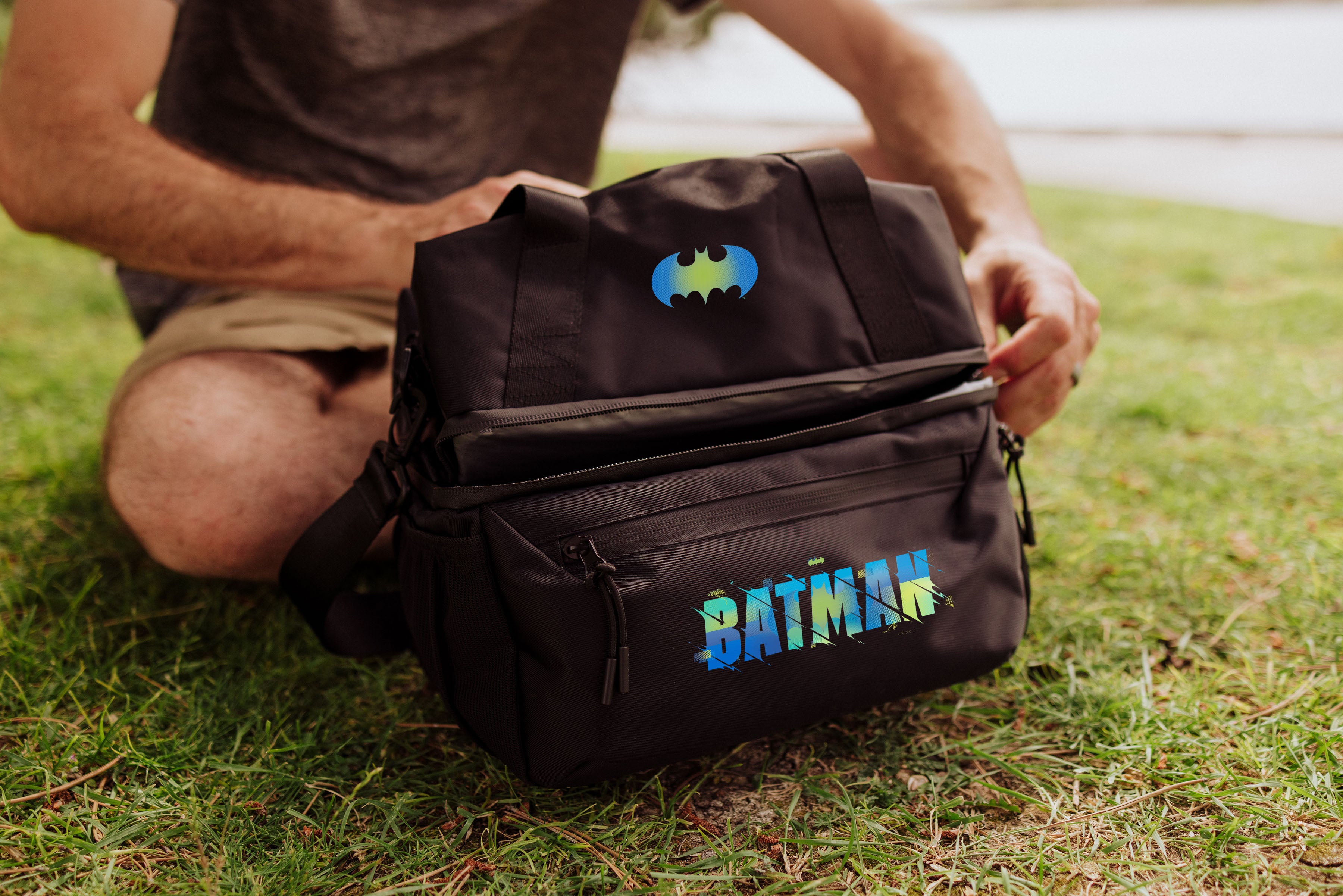 Batman - Tarana Recycled Lunch Bag Cooler with Utensils