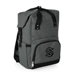 Seattle Kraken - On The Go Roll-Top Backpack Cooler