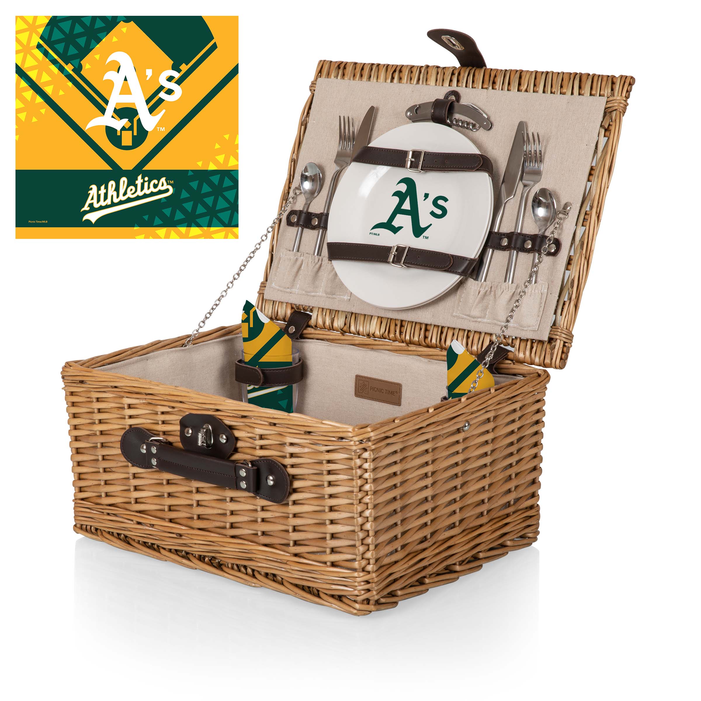 Oakland Athletics - Classic Picnic Basket