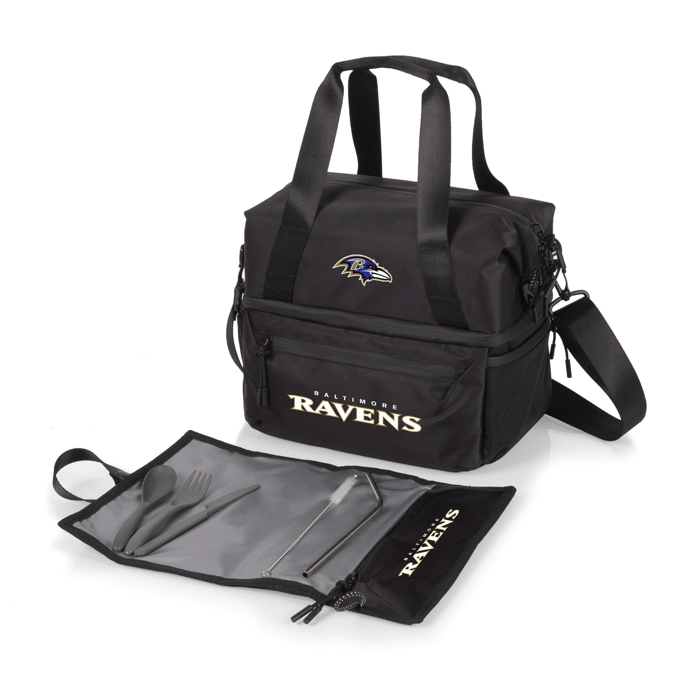 Baltimore Ravens - Tarana Recycled Lunch Bag Cooler with Utensils