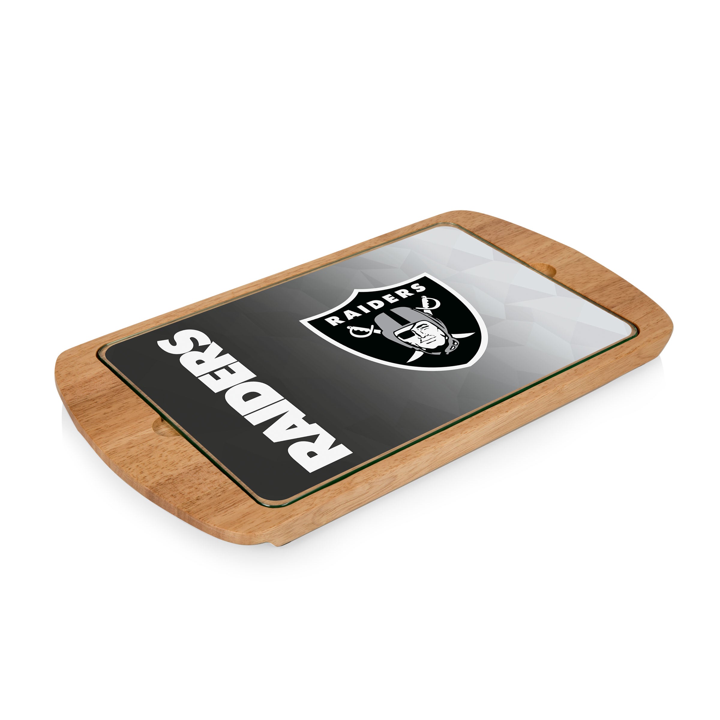 Las Vegas Raiders - Billboard Glass Top Serving Tray