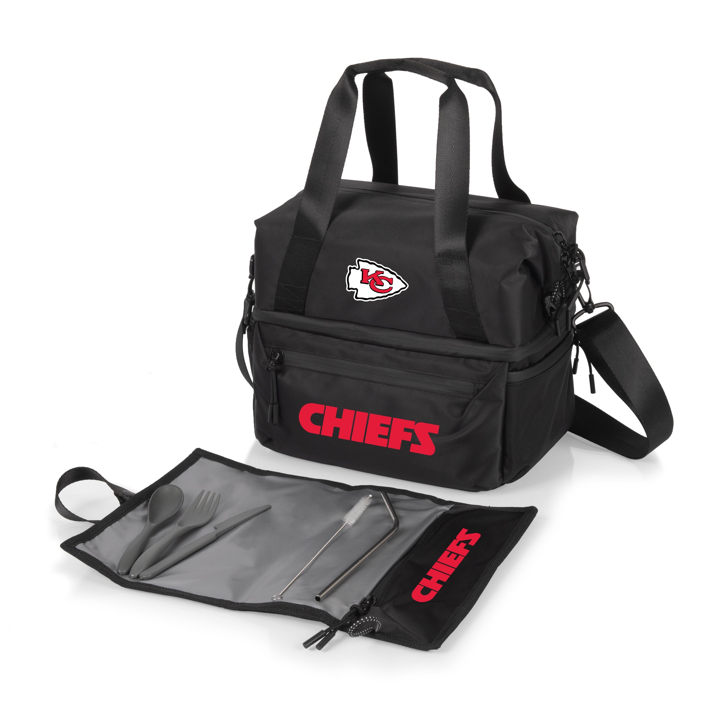 Kansas City Chiefs - Tarana Recycled Lunch Bag Cooler with Utensils