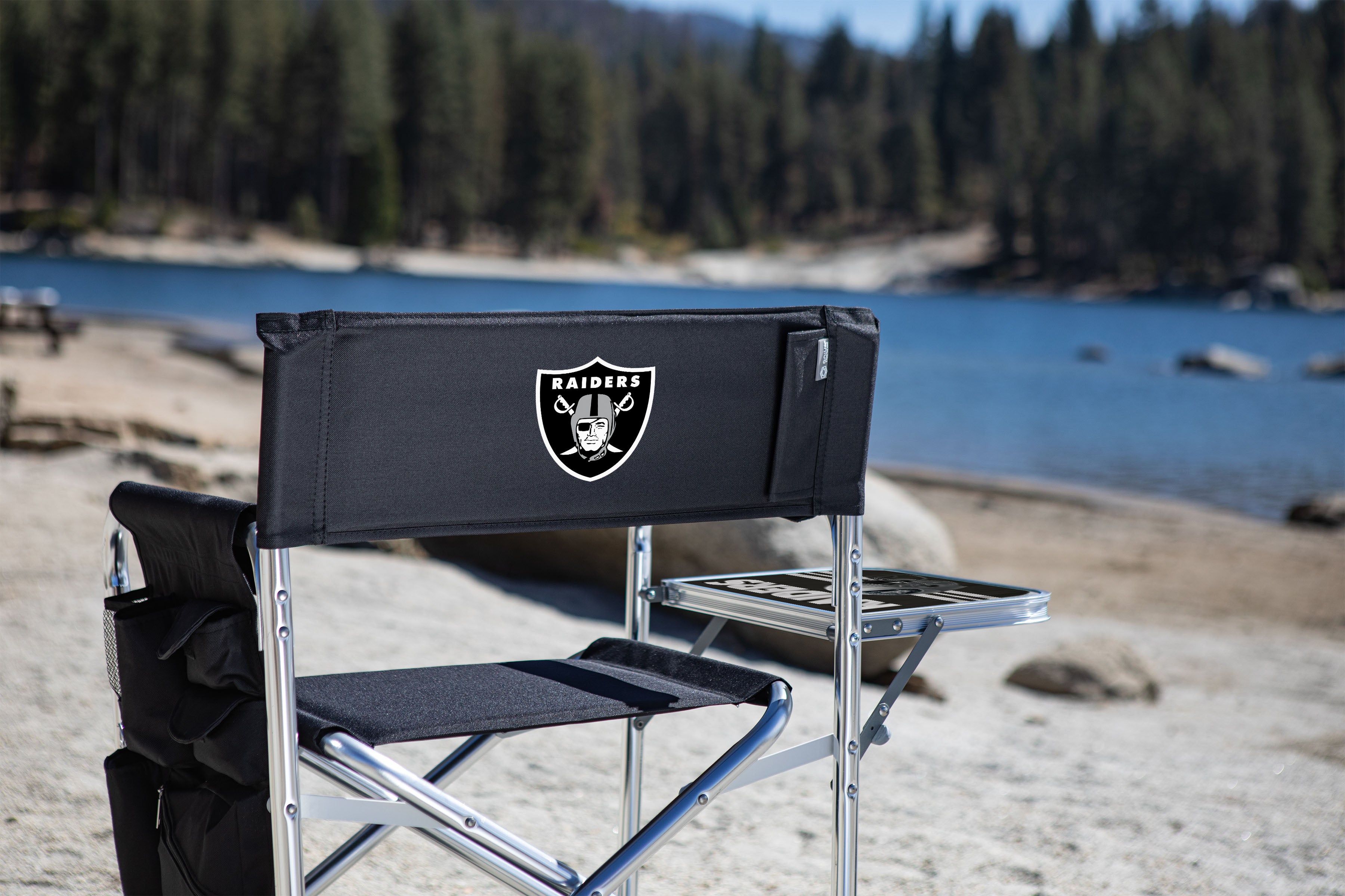 Las Vegas Raiders - Sports Chair with Side Table